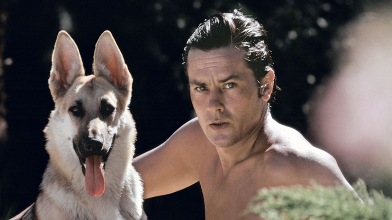 Alain Delon e i cani